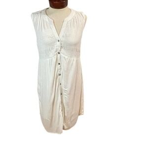 Knox Rose white sleeveless dress Small